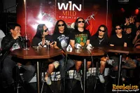 Jamrud di Jumpa Pers Launching Album SAATNYA MENANG