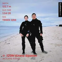 Kirana Larasati Cetak Prestasi, Perempuan Indonesia Pertama Menyelam 120 Meter