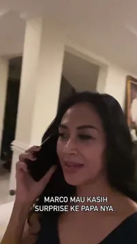 Kuliah di Amerika, Momen Marco Anak Diah Permatasari Pulang ke Indonesia dan Beri Kejutan Sang Ayah