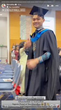 Jurusan Kuliahnya Langka, 8 Potret Wisuda S2 Beryl Anak Nini Carlina di Irlandia