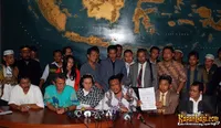 Keluarga Arumi Dan Anjingnya di LPSK Jakarta Pusat