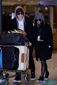 Kim Bum - Moon Geun Young Tiba di Korea Usai Dari Eropa