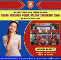 Lady Rara Hadir Langsung, Potret Pelantikan dan Pengukuhan Pengurus Pusat Ralova Indonesia yang Diselenggarakan Hybrid