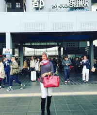 Liburan Cynthiara Alona di Jepang, Nikmati Salju & Pakai Kimono