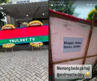 Lucu Terus, 10 Potret Karangan Bunga Andre Taulany Untuk Rekan Seleb yang Ultah - Dari Ayu Ting Ting hingga Ari Lasso