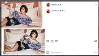 Potret Lisa BLACKPINK Pose di Kasur Pegang Mawar, Stylish Pakai Louis Vuitton