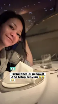 Maia Estianty Nikmati Turbulence di Jet Pribadi, Senyum-Senyum Berani