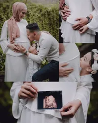 Maternity Photo: Poppy Bunga Makin Anggun di Kehamilan Kedua 