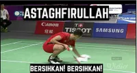 Meme Jonatan Christie & Badminton, Sindir Netizen - Joshua Kena