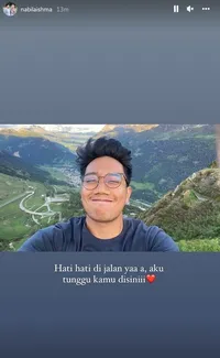 Mengenang Kepergian Eril Putra Ridwan Kamil, Nabila Ishma Sang Pacar Tulis Status Haru Saat Jenazah Kekasih nya Ditemukan