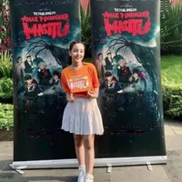 Jadi Pengisi Soundtrack Film, 8 Foto Terbaru Pamela Ghaniya di Promosi 'PETUALANGAN ANAK PENANGKAP HANTU' - Makin Cantik dan Bikin Gemas