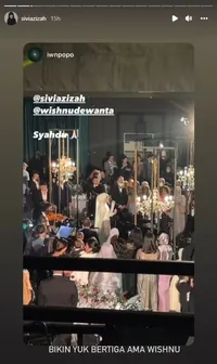 Mewah Diiringi Orkestra, Potret Resepsi Pernikahan Sivia Azizah - Menyanyi di Acara Sendiri dan Dihadiri Mantan Member Blink