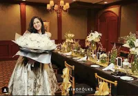 Mewah, Nina Zatulini Gelar Bridal Shower Kocak Bareng Sahabat