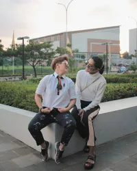 FOTO: Millen Daru & Pacarnya, Naka Makin Mesra Manja Bikin Gemas