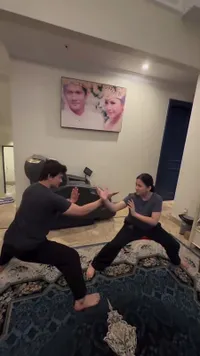 Momen Dua Anak Perempua Iko Uwais Jago Pencak Silat, Berlatih Bersama Sang Ayah