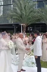 Momen Haru Penyerahan Mempelai Perempuan, Ayah Amanda Manopo dan Kenny Austin Sama-sama Menangis