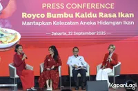 Momen Inul Daratista & Chef Firhan Ashari Demo Masak Olahan Ikan