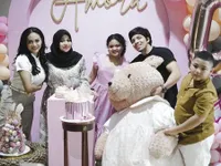 Momen Langka Kebersamaan Aurel Hermansyah Bersama Amora dan Kellen, Keluarga Bahagia