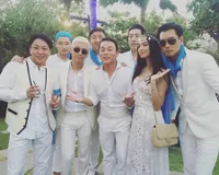 Momen Manis Seungri - Raline Shah Bareng di Nikahan Arisa Mizuki