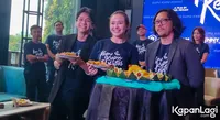Ngaku Belum Mandi, Amanda Manopo Tetap Tampil Fresh Tanpa Make Up Saat Datang ke Syukuran Film Baru