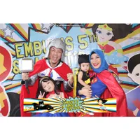 Omesh-Dian Ayu Rayakan Ultah Anak Dengan Tema Superhero