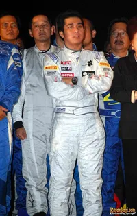 Olga Syahputra di Junior Rally