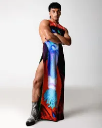 Pakai Dress Belahan Tinggi di Photoshoot Terbaru, Jefri Nichol Pamer Otot Kekar Hingga Chocolate Abs