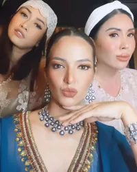 Pakai Kaftan, Potret Nia Ramadhani Cantik Kebangetan Kayak Boneka