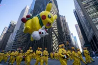 Parade Thanksgiving di NYC, Diramaikan Pikachu - Power Rangers