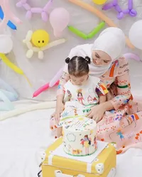 Penuh Keceriaan Bertema Doodle, Seperti Ini 8 Potret Ulang Tahun Rumi Anak Kedua Dian Pelangi