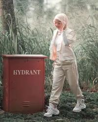 Perjuangan di Balik Pemotretan Keren, 7 Foto Irish Bella Gagal OOTD Karena Air Rumi Mewek - Belum Siap Pose Sudah Dijepret