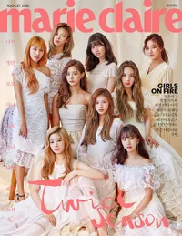 Pesona Cantik Member TWICE di Cover Marie Claire, Bak Putri Raja!