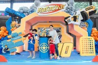 Pesta Lanjutan Ultah ke-10 Rafathar, Main Seru Bareng Sahabat