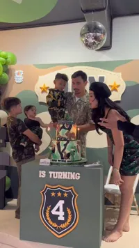 Pesta Ulang Tahun Don Anak Jessica Iskandar Tema Soldier, Sempat Keseleo di Hari H
