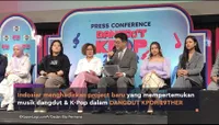10 Potret Hui PENTAGON Bikin Melly Lee Salting Saat Press Conference DANGDUT KPOP 29THER