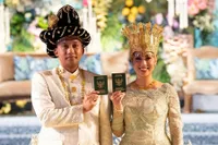 Potret Akad Nikah Sekar Tandjung Anak Akbar Tanjung, Jokowi dan Prabowo Jadi Saksi - Pesta Mewah di Jakarta