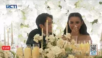 Potret Amanda Manopo Nangis di Resepsi, Kenny Austin Memandang Penuh Cinta