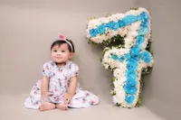 Potret Ameena Anak Aurel Genap 7 Bulan, Rayakan Bareng Anang dan Ashanty - Gemas Minta Gendong Arsy