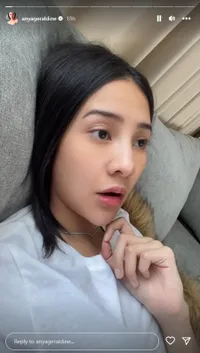 Potret Anya Geraldine Curhat Diikuti Stalker, Ditunggu di Bawah Apartemen dan 'Diteror' di DM