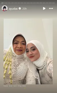 Potret Bahagia Ibunda Ayudia Bing Slamet Menikah, Konsep Akad Outdoor dan Intimate