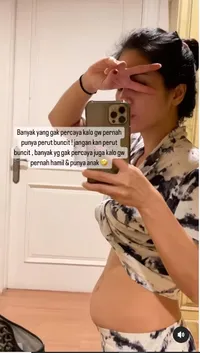 Potret Bunga Zainal Pamer Body Goals dan Perut Rata yang Bikin Netizen Iri, Dulu Buncit Kini Makin Langsing dan Ramping
