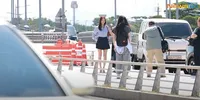 Potret Cantik Krystal di Bandara, Heels Hampir Lepas - Disebut Mirip Lee Bona 'THE HEIRS'