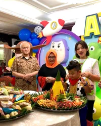 Potret Danvy Rukmana Anak Sulung Annisa Trihapsari di Ulang Tahun ke-4 Anak Keduanya, Makin Langsing Bikin Pangling