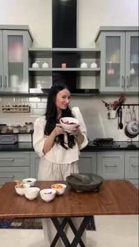 Potret Dapur Asmirandah yang Tertata Rapi, Gabungan Keramik dan Kayu