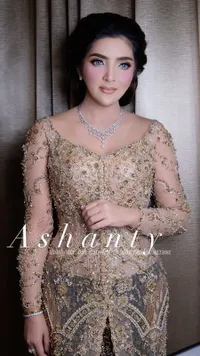 Potret Detail Make Up Ashanty di Akad Nikah Aurel Hermansyah, Nggak Kalah Cantik dari Pengantinnya