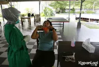 Potret Dian Nitami Jalani Swab Tes Sebelum Syuting 'BUKU HARIAN SEORANG ISTRI', Bersyukur Dapat Fasilitas Baik Dari Perusahaan