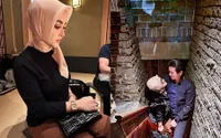 Potret Dinner Mesra Syahrini dan Reino Barack di Jepang, Sambut Desember Bulan Favoritnya dengan Sang Suami