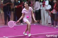 Potret Eca Aura Main Padel, Terapkan Gaya Hidup Sehat