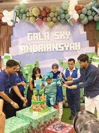 Potret Gala Sky Ulang Tahun yang ke-5, Dirayakan Meriah Bersama Keluarga