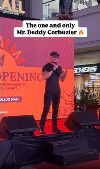 Potret Grand Opening Restoran Padang Deddy Corbuzier, Kebersamaan Azka Corbuzier dan Eca Japasal Jadi Sorotan